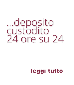 leggi tutto  …deposito  custodito  24 ore su 24