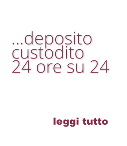 leggi tutto  …deposito  custodito  24 ore su 24