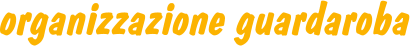 organizzazione guardaroba
